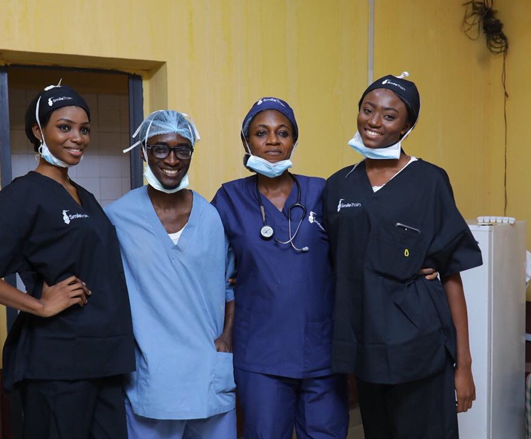 Stephanie Agbasi And Ruth Quashie Witness Surgery Carried Out On A Cleft Baby (5)