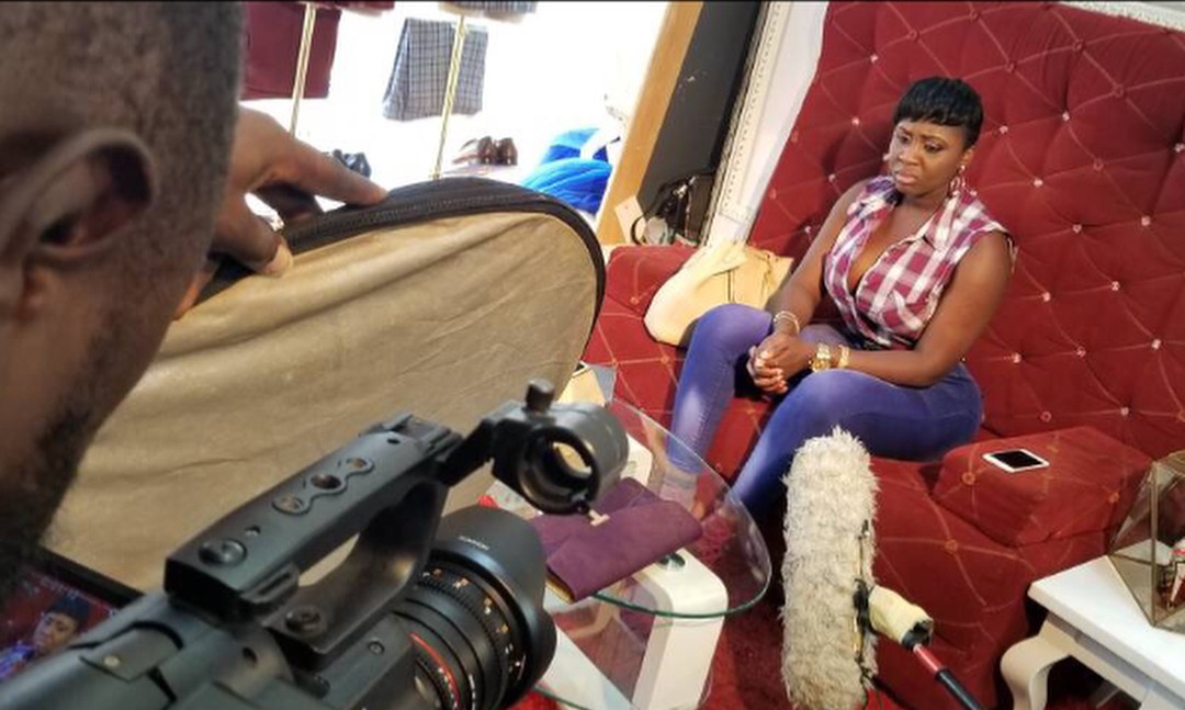 Yvonne Nelson And Princess Shyngle On Set Of New Movie Rape (3)