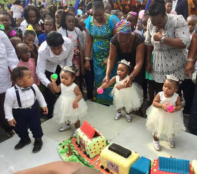 Seriake Dickson And His 2nd Wife Celebrate Their Quadruplets First Birthday (2)