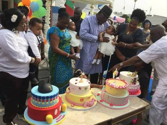 Seriake Dickson And His 2nd Wife Celebrate Their Quadruplets First Birthday (4)