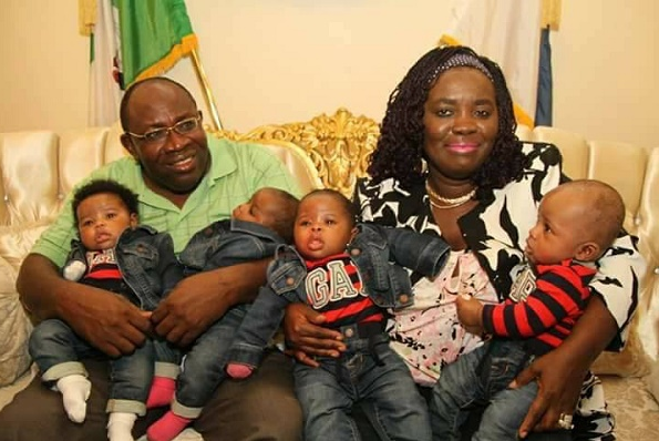 Seriake Dickson And His 2nd Wife Celebrate Their Quadruplets First Birthday (5)