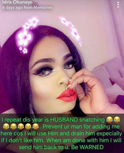 Bobrisky Shares 2018 Goals (2)