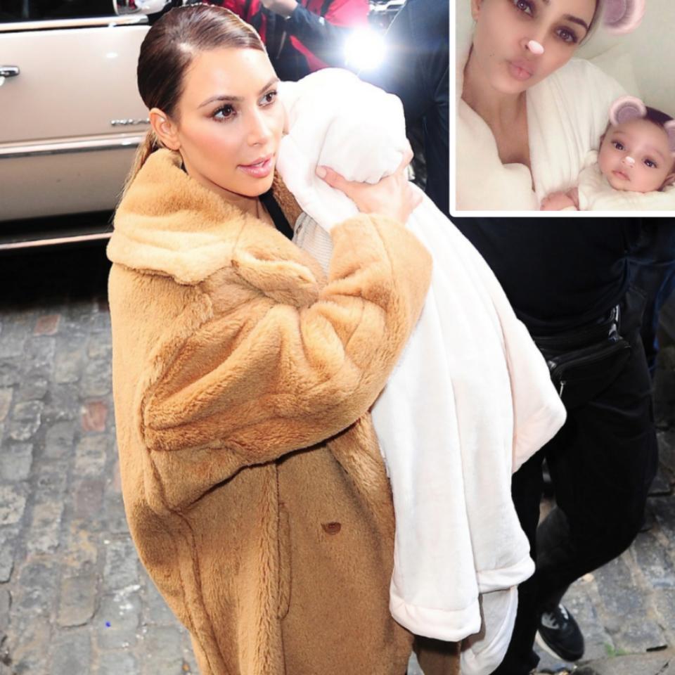 Kim Kardashian Shares First Photo Of Baby Girl Chicago