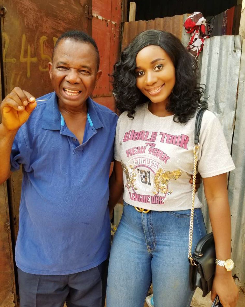 Chiwetalu Agu And His Toothpick Pose With Amanda Ebeye (2)