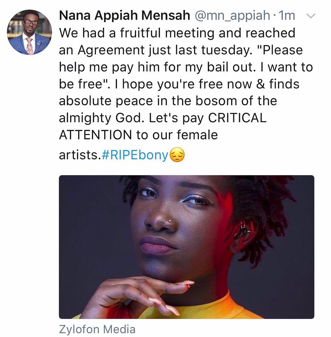 Ebony Reigns Wanted Zylofon Media To Free Her From Bullet