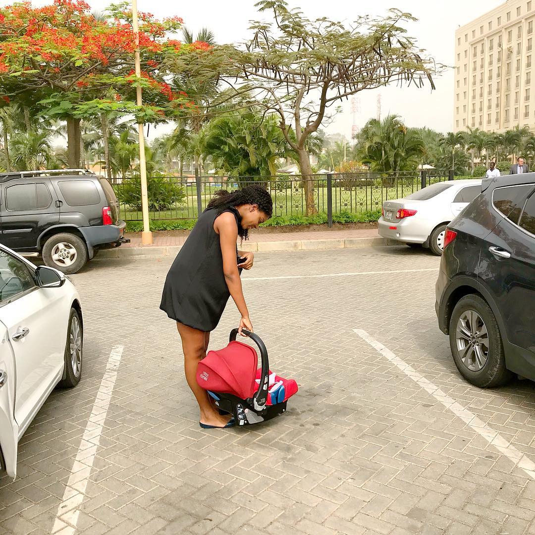 Yvonne Nelson Pictured With Her Baby As Valentine’s Date (2)