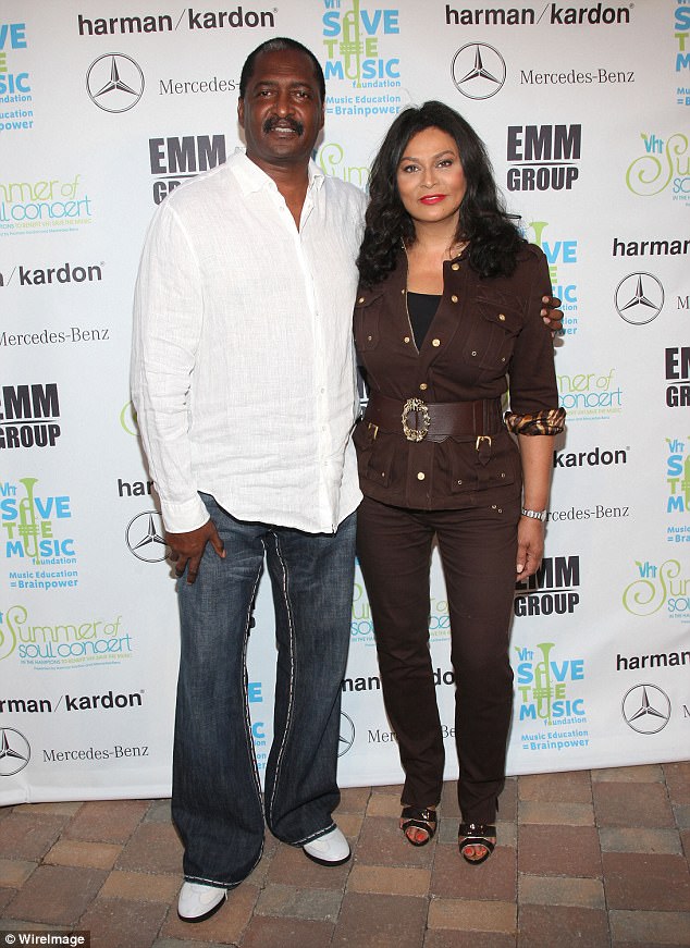 Mathew Knowles With Ex Tina