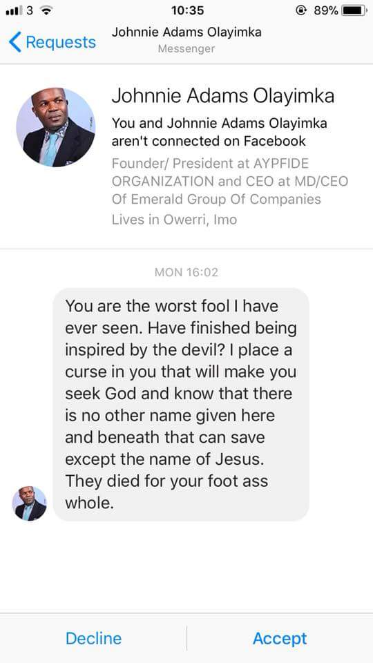 Nigerian Man Compares Messages He Received From A Nigerian And An Argentinian Lady