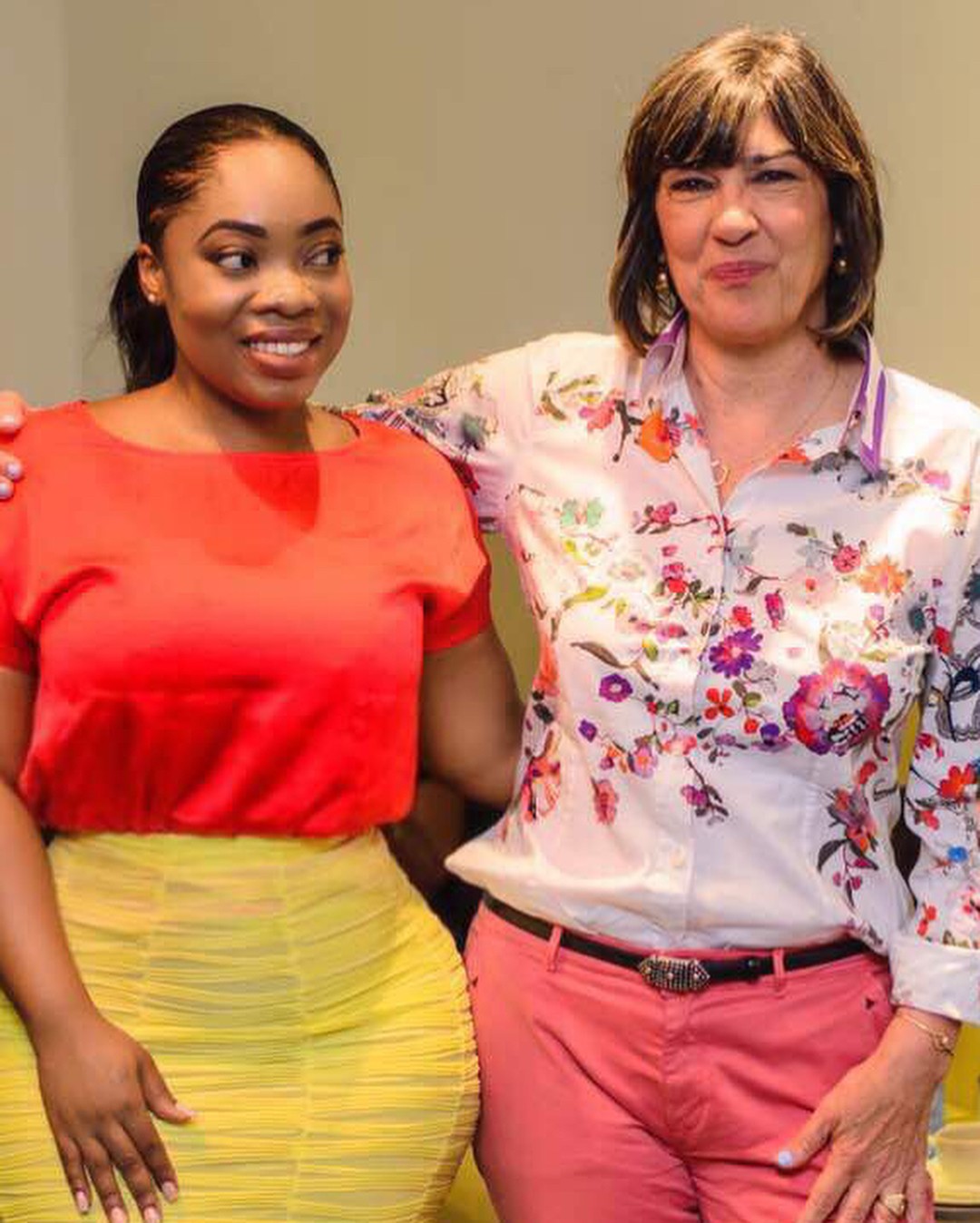 Moesha Boduong Pictured With Christiane Amanpour (3)