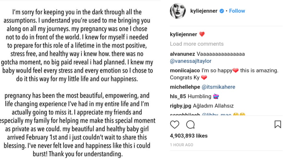 Kylie Jenner Has Given Birth To First Child With Travis Scott (2)