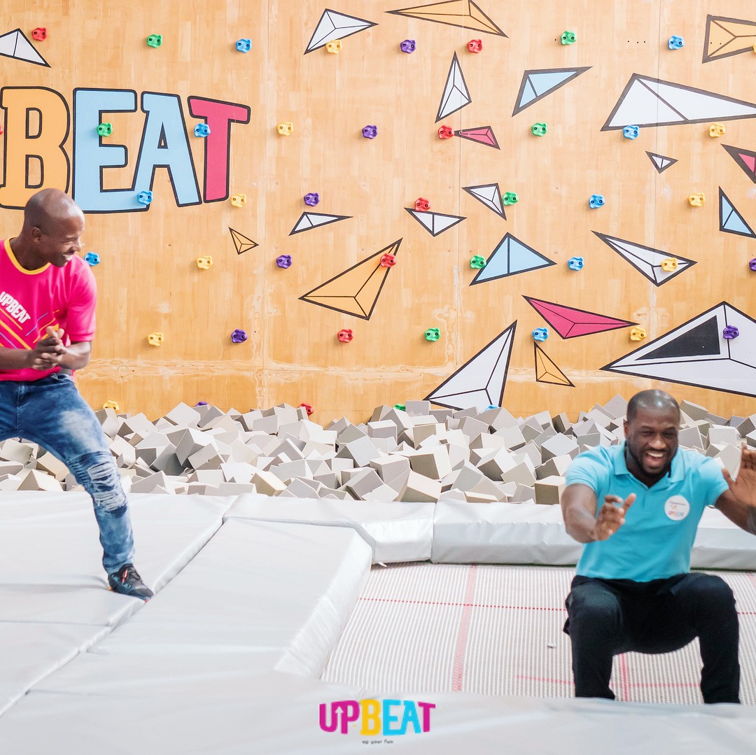 Peter Okoye Chilling At Upbeat Centre (7)