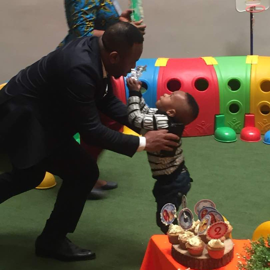Tonto Dikeh And Olakunle Churchill Reunite For Son's Second Birthday (7)