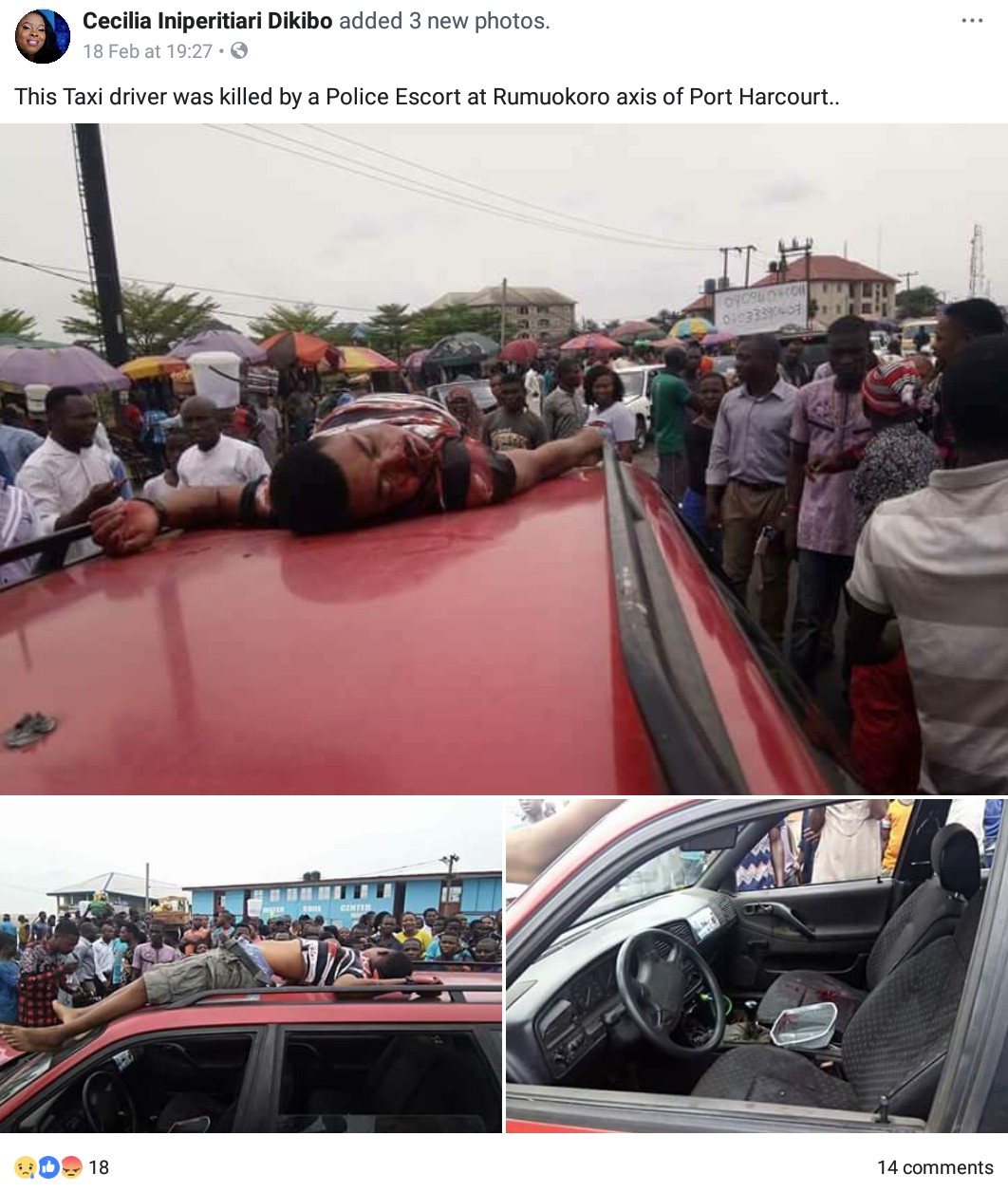 Police Escort Shoots Dead Taxi Driver In Port Harcourt (2)