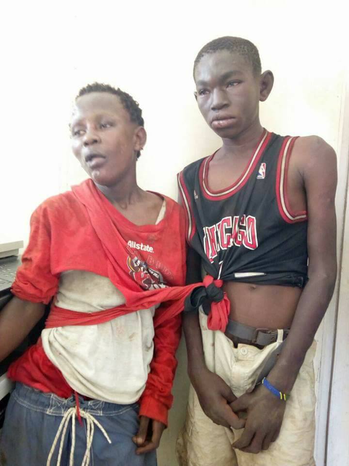 13-Year-Old Robbers Beaten Mercilessly Beaten After Inflicting Knife Wounds On Female Victim