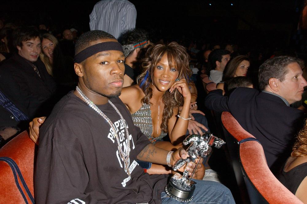 50 Cent And Vivica A. Fox While They Were Dating