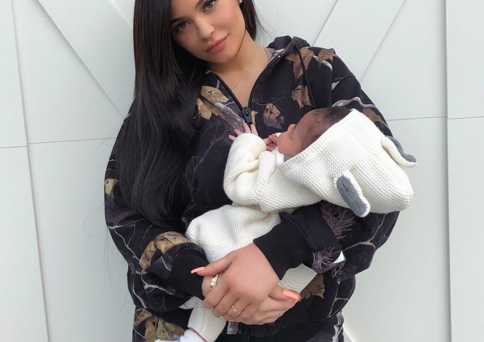 Kylie Jenner Shares First Photo Of Herself Cradling Daughter Stormi