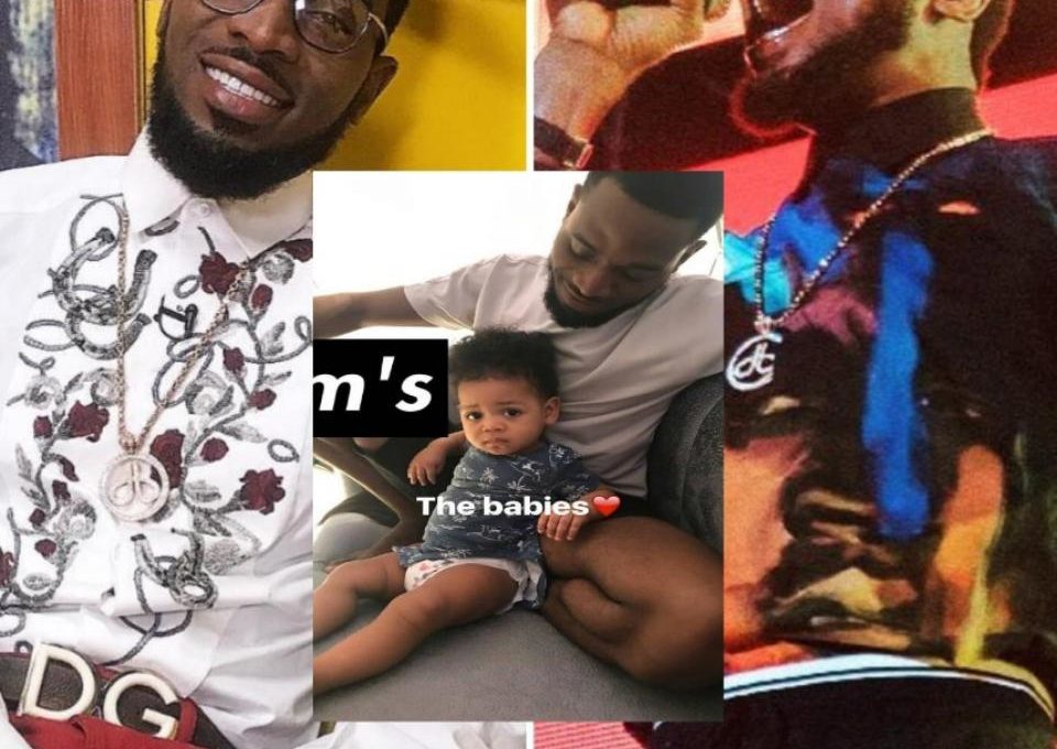 D'Banj With His Son