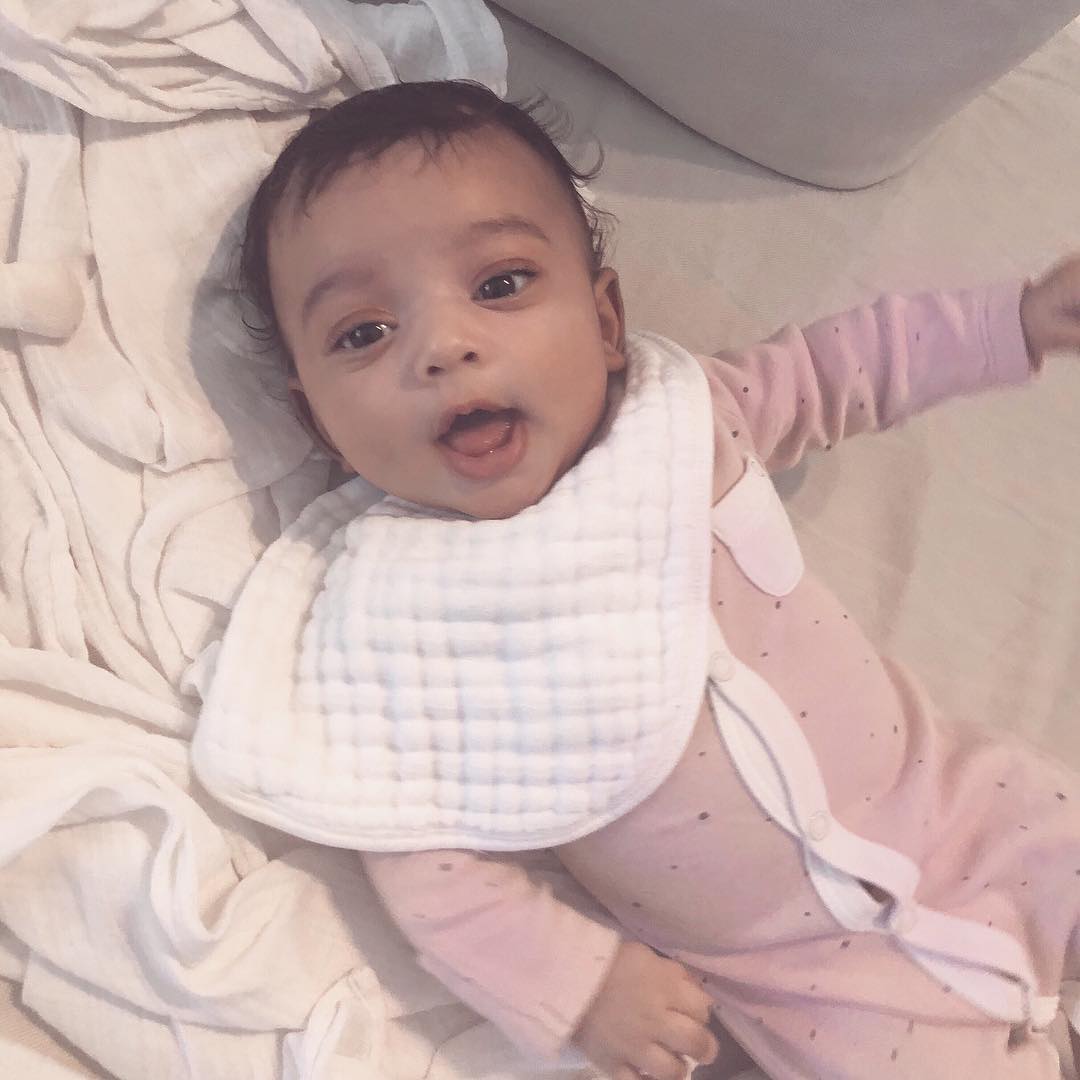 Kim Kardashian Shares Adorable Photo Of 2-Month-Old Daughter Chicago (2)