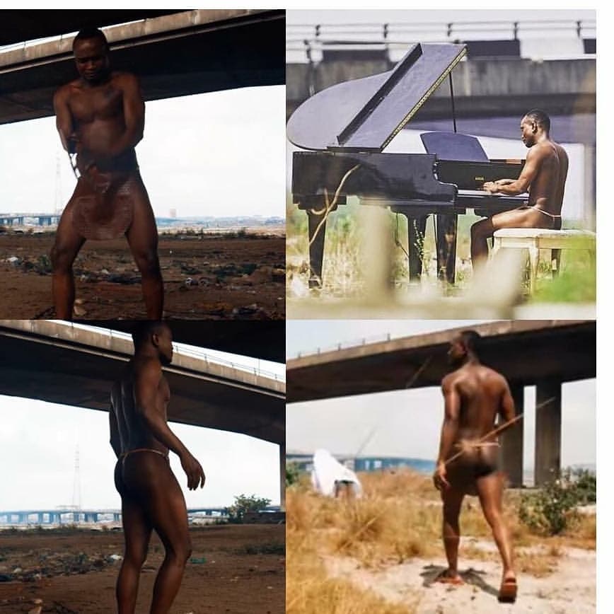 Brymo Goes Completely Naked For New Music Video (2)