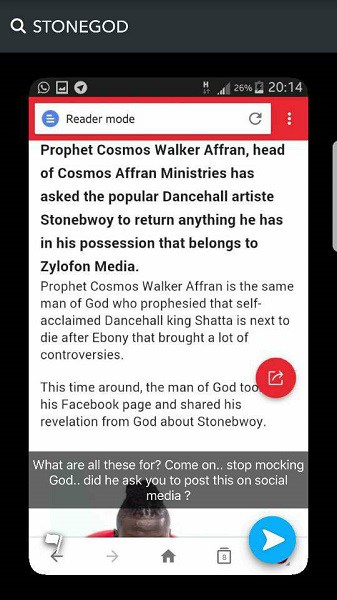 Stonebwoy Responds To Prophet Who Claimed He Would Die (2)