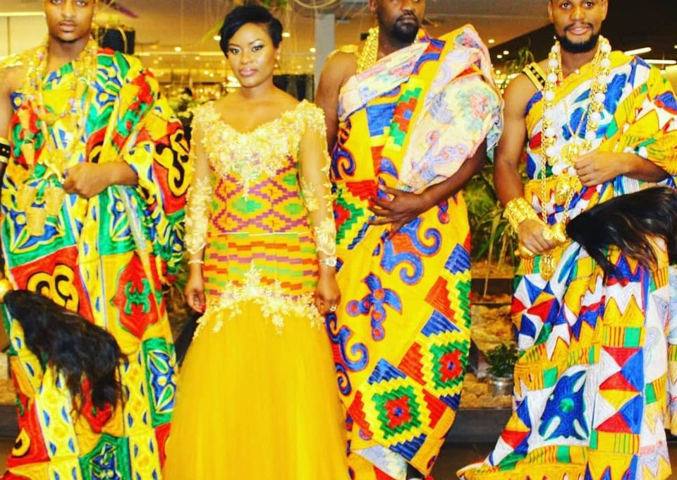 IK Ogbonna And Alex Ekubo Slay In Traditional Ivorian Attires