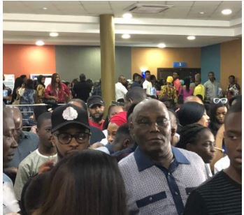 Atiku Abubakar Storms Silverbird Cinemas To Watch Black Panther (3)