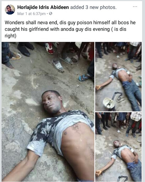 Nigerian Man Commits Suicide After Catching His Girlfriend With Another Guy (4)