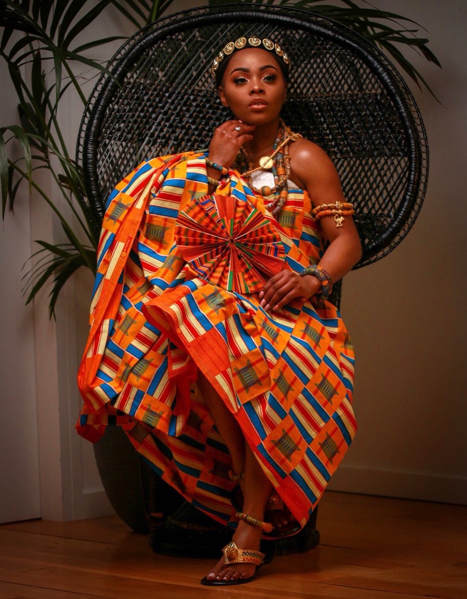 Prince David Osei And Ava Enchill Rock Stunning Kente Traditional Cloth To Mark Ghana's 61st Independence Celebrations (3)