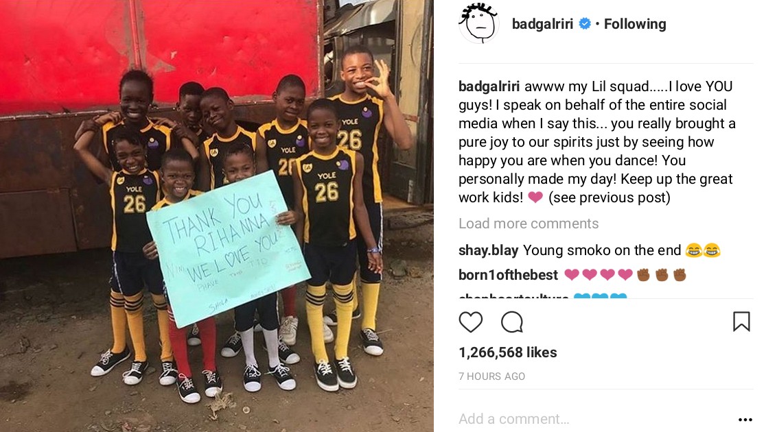 Rihanna Recognizes Kid Dancers From Ikorodu (2)