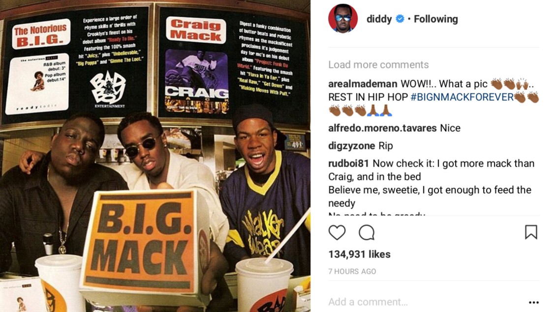 Diddy Pays Tribute To Craig Mack After He Dies Aged 46 (4)