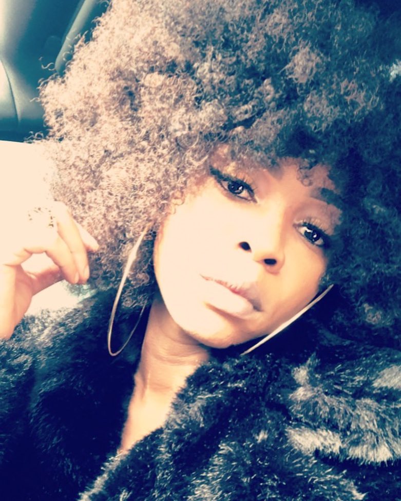 Shatta Michy Shows Off Her New Afro Hair (2)