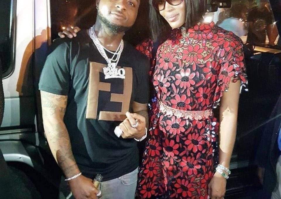 Davido Pictured With Naomi Campbell