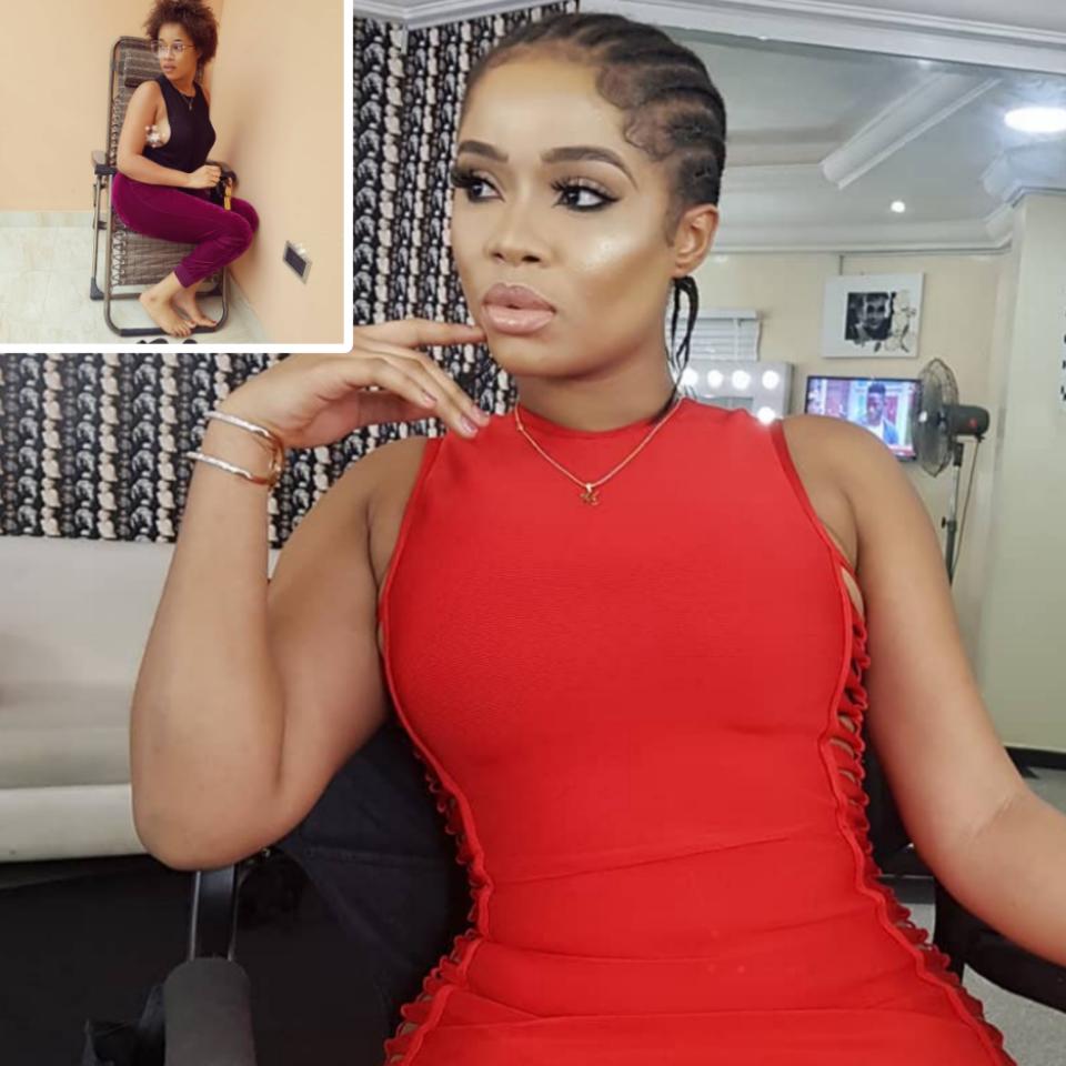 Onyii Alex Stuns In Natural Hairstyle While Putting Sideboob On Display