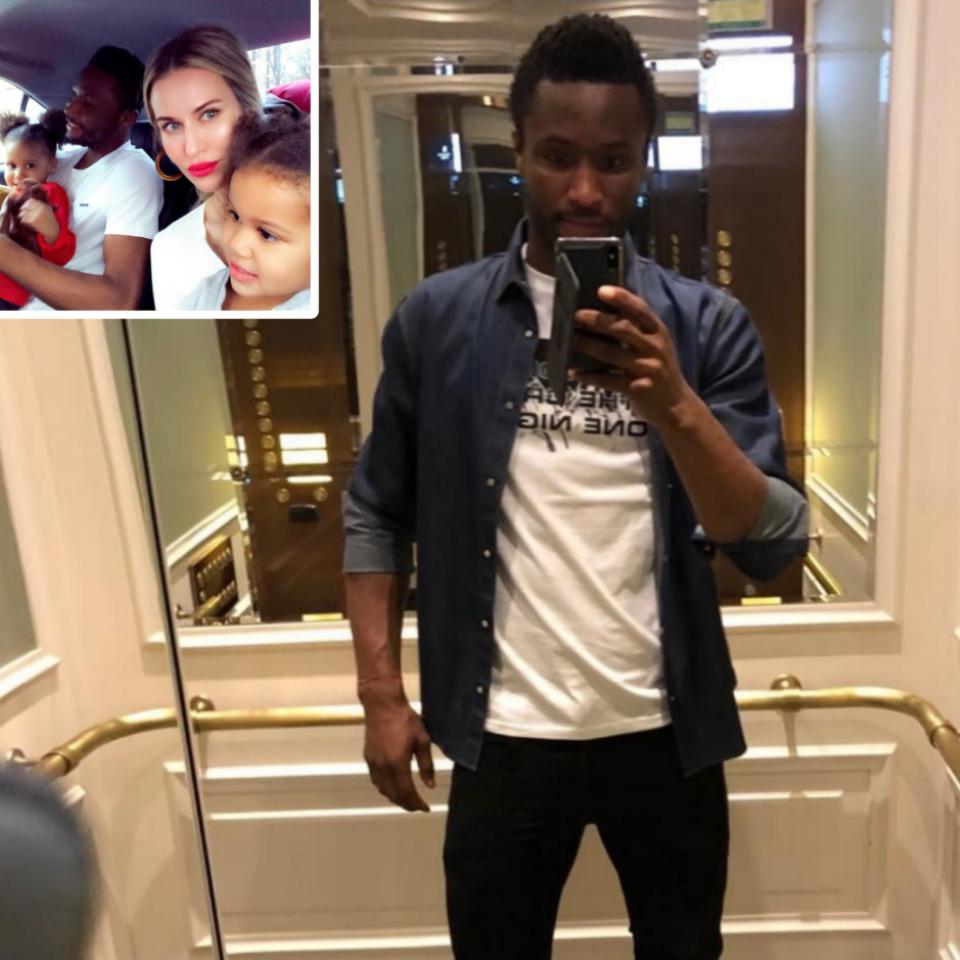 Mikel Obi And Family Pose For Quick Snap