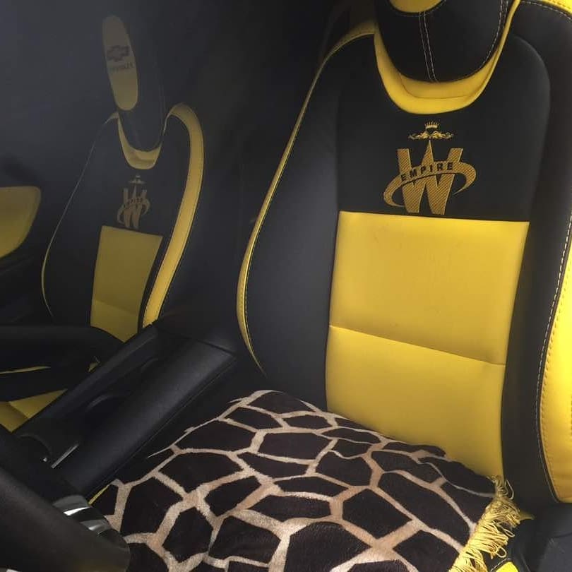 Lil Win Shows Off His New Customised Chevrolet Camaro (6)