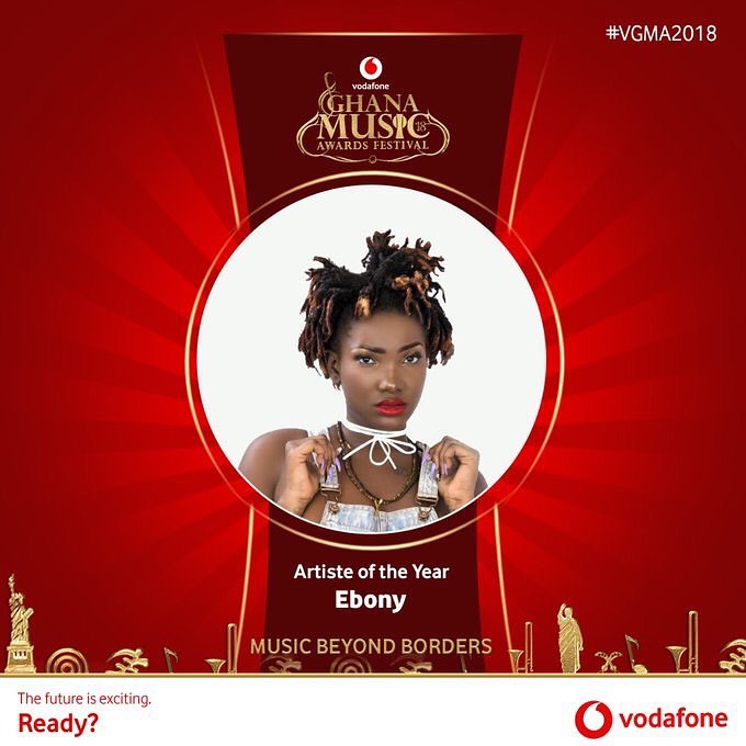 Ebony Reigns Wins 2018 VGMAs Artiste of the Year (2)