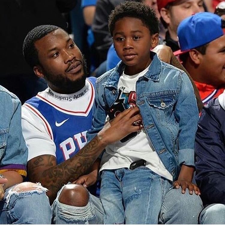 Meek Mill Pictured With His 7-Year-Old Son (2)