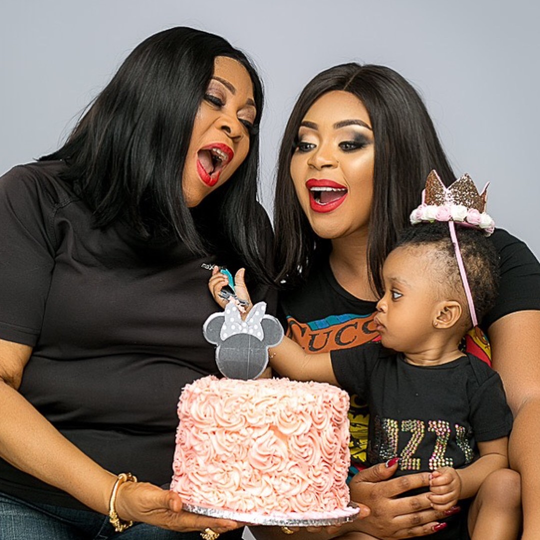 Mimi Orjiekwe Celebrates Daughter's 1st Birthday With Three Generations Family Photos (2)