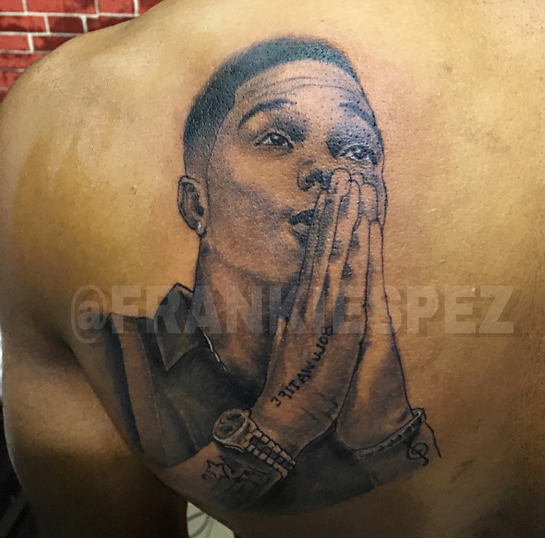 Nigerian Man Tattoos Wizkid And Davido’s Face On His Back (6)