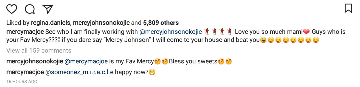 Mercy Macjoe Gushes Over Acting With Mercy Johnson (2)