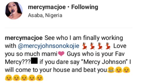 Mercy Macjoe Gushes Over Acting With Mercy Johnson (3)