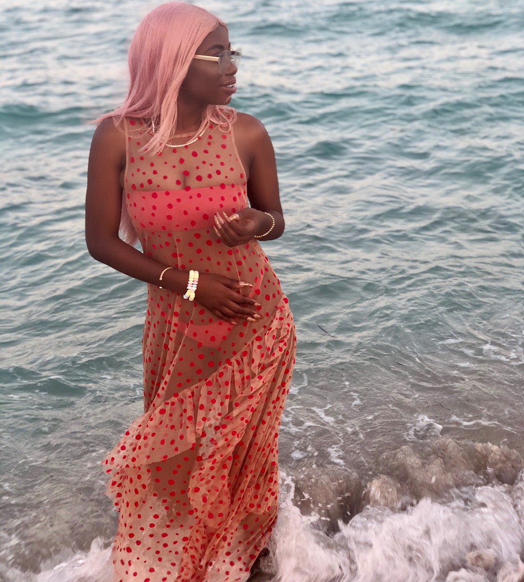 Sophia Momodu Beach Photos While Holidaying In Miami (2)