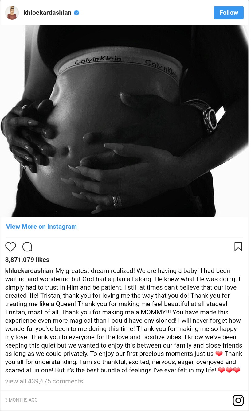Khloe Kardashian Gives Birth To Baby Girl (2)