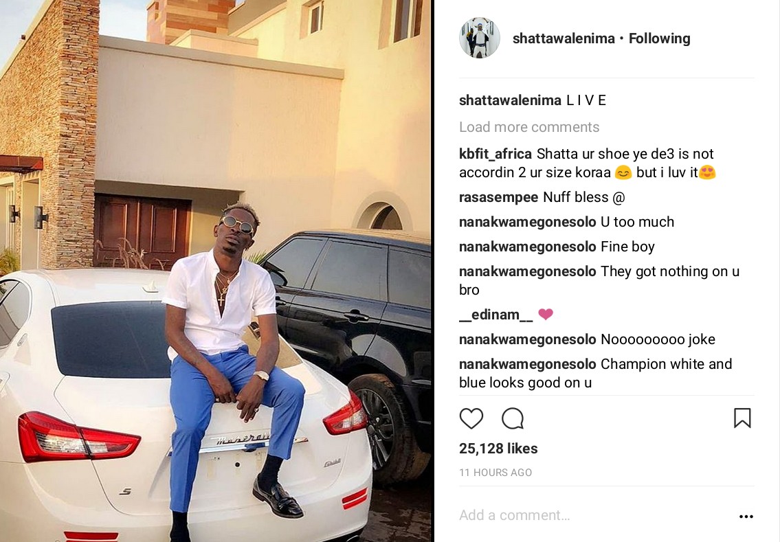 Shatta Wale Shows Off New Car And Mansion (2)