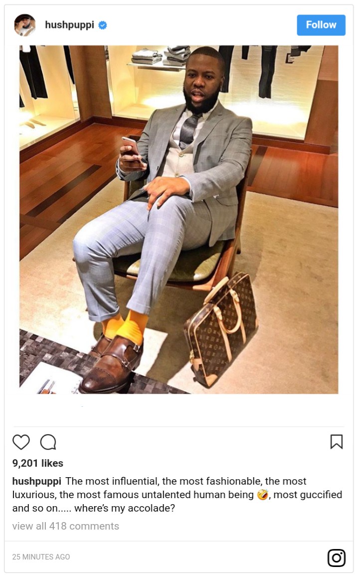 Hushpuppi Declares Humself The Most Fashionable (2)