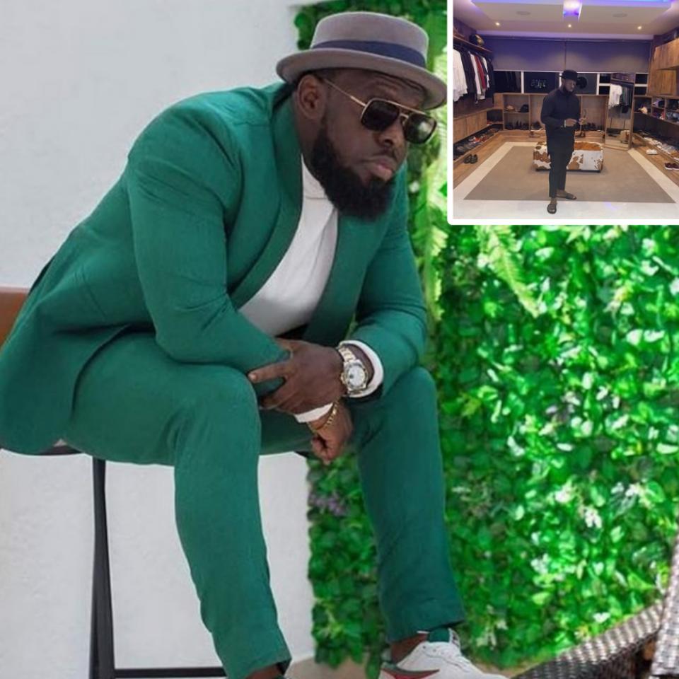 Timaya Shows Off Closet