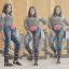 Oge Okoye Unleashes Chic Look In Ripped Jeans