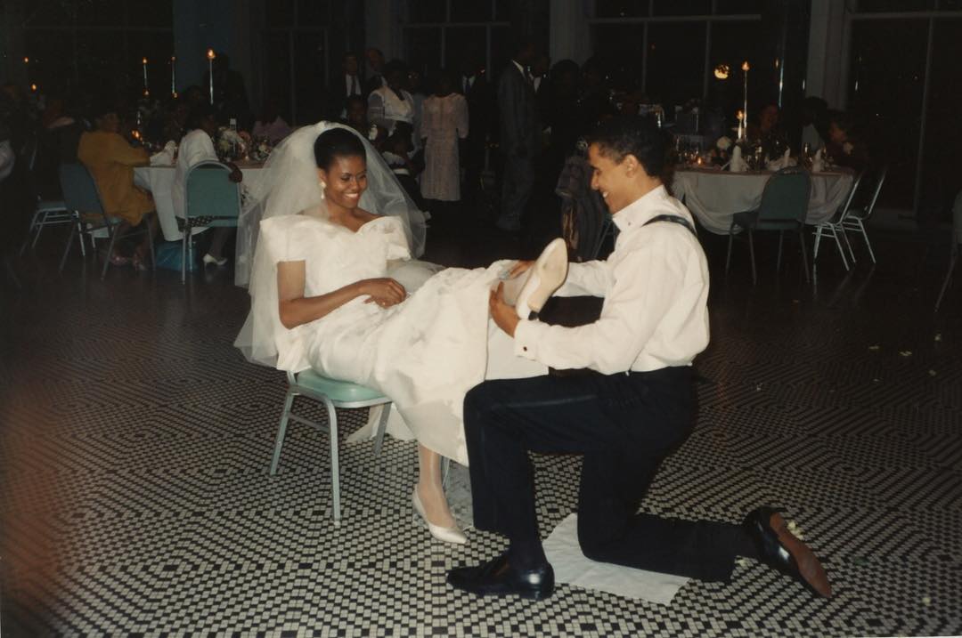 Michelle Obama Shares Epic Throwback To Wedding Day (2)
