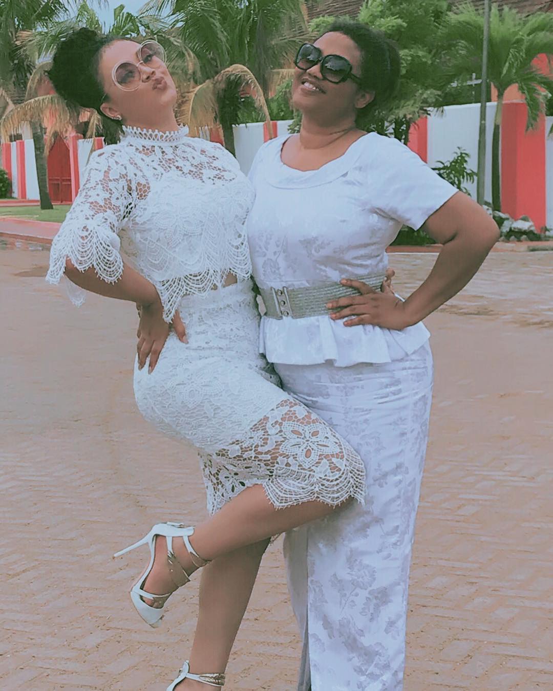 Nadia Buari With Her Mother Caddy