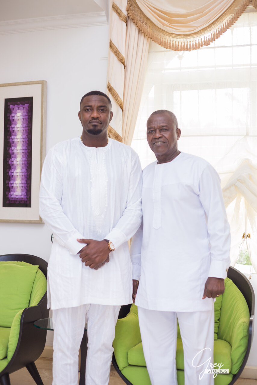 John Dumelo Shows Off His Father In All White Shoot (2)